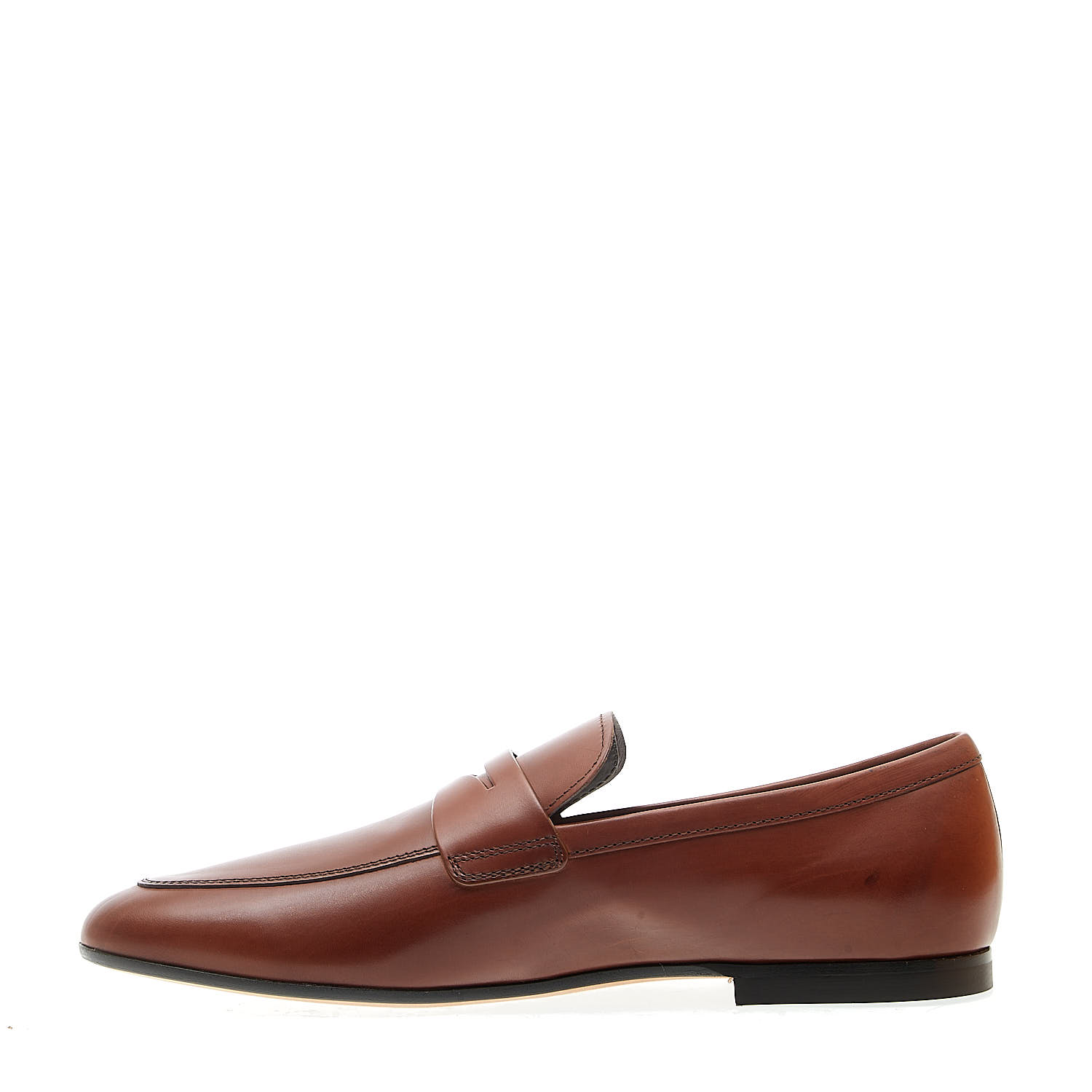 Sorelle Perego mocassino fondo cuoio in pelle marrone Esporta salva