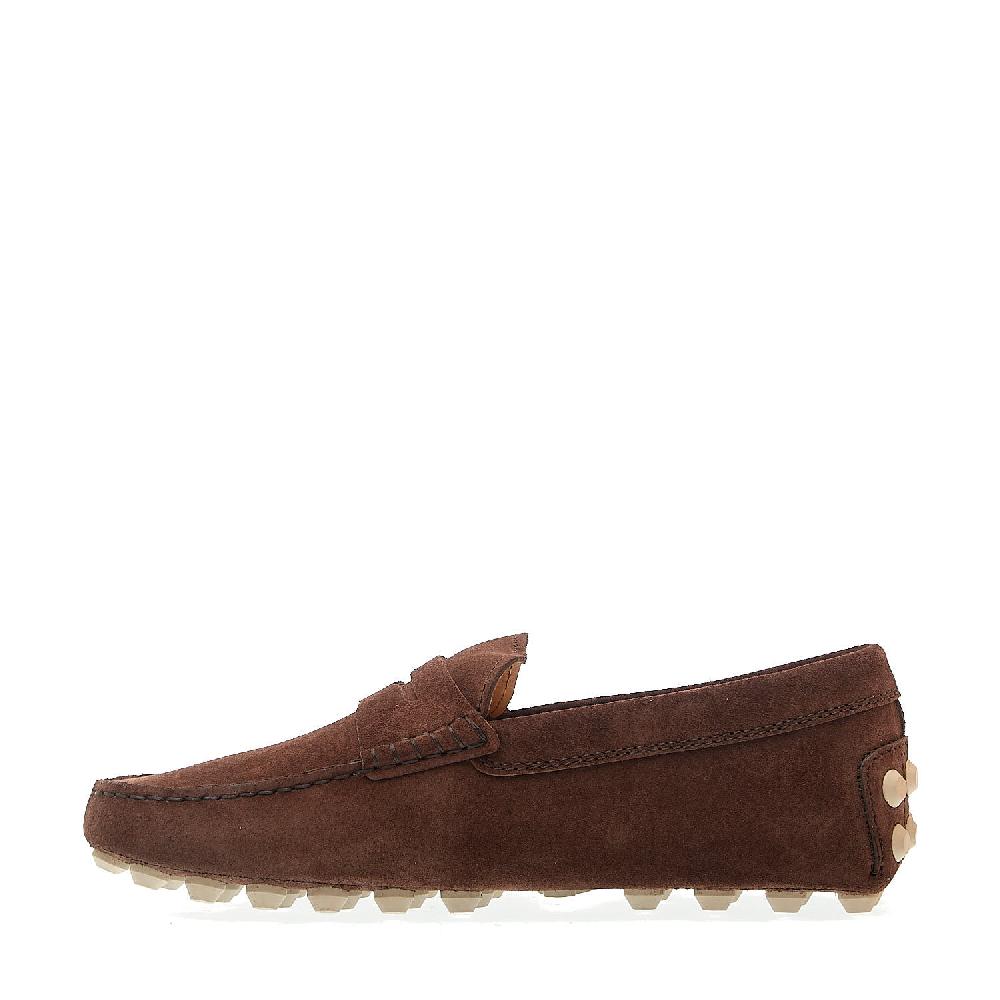 Sorelle Perego mocassino bubble in camoscio marrone Black Friday Prezzi