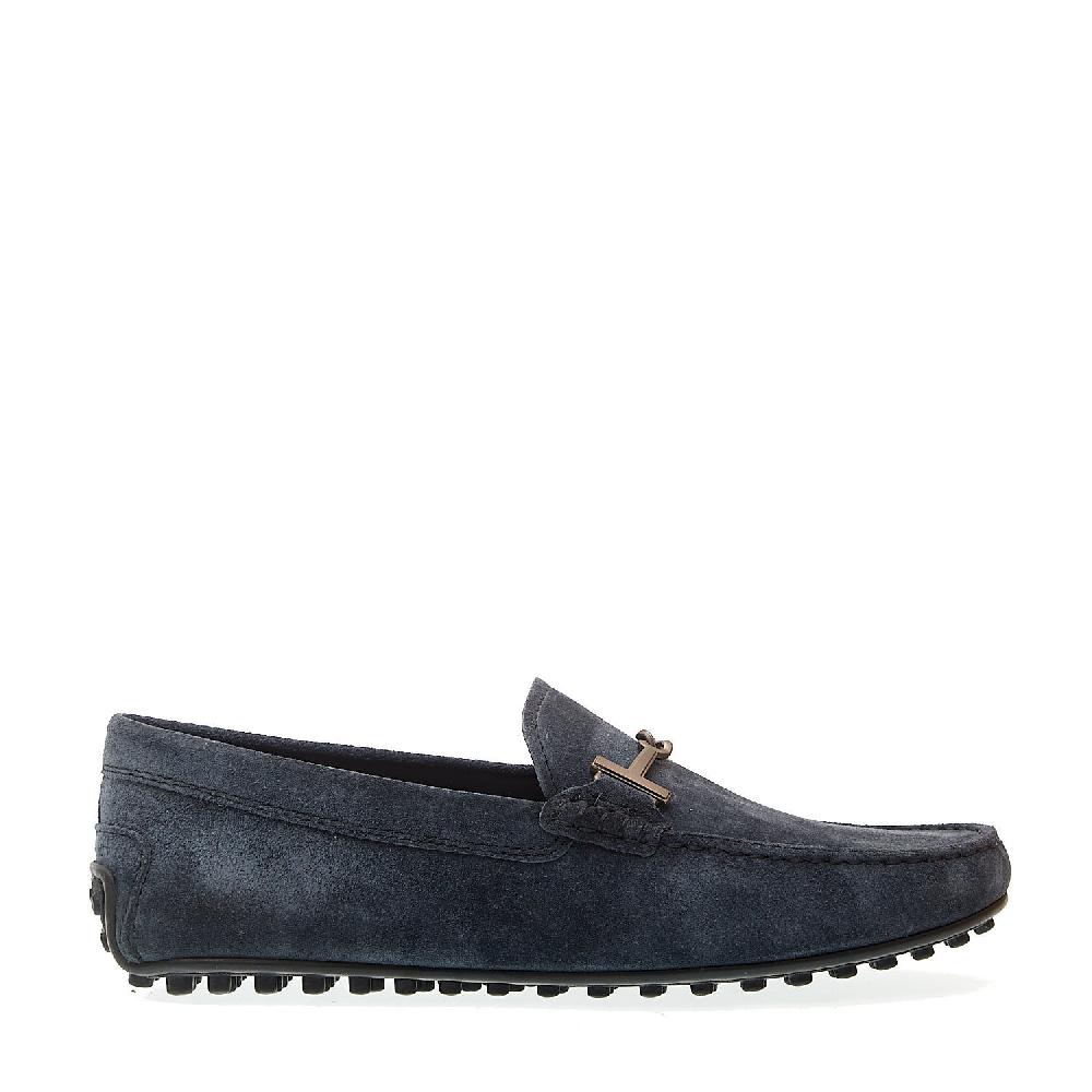Sorelle Perego city gommino in camoscio blu fibbia 50% di sconto per tempo limitato