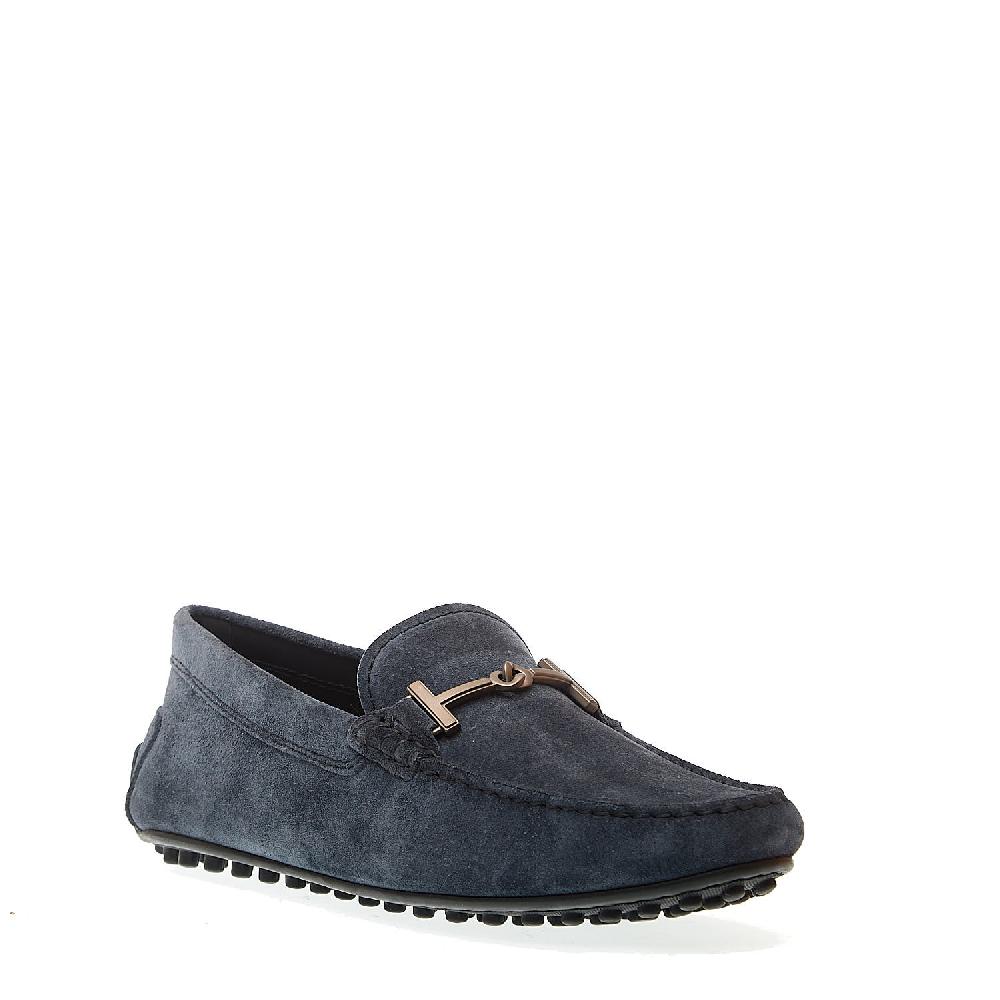 Sorelle Perego city gommino in camoscio blu fibbia 50% di sconto per tempo limitato