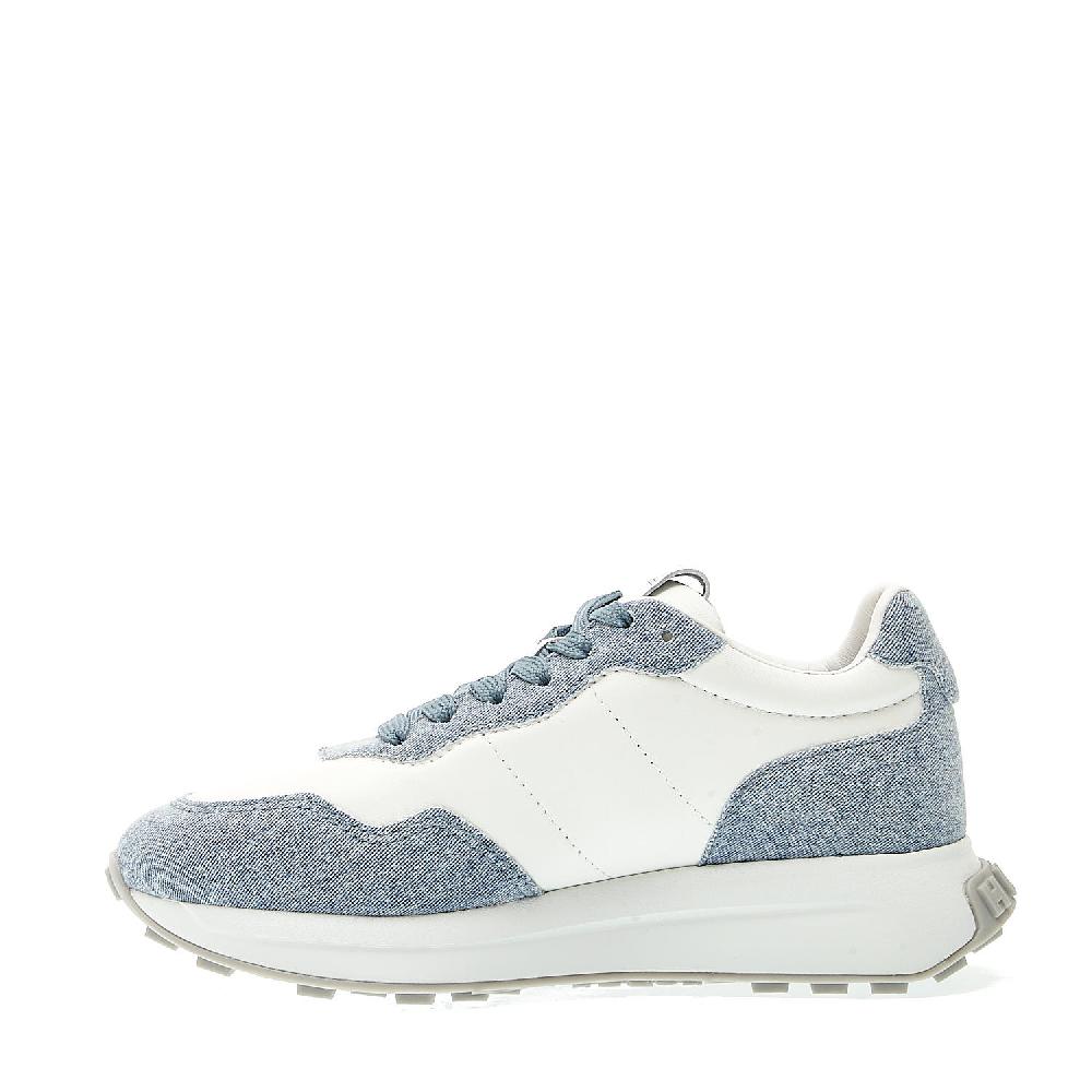 Sorelle Perego running H641 tessuto denim e pelle 2025
