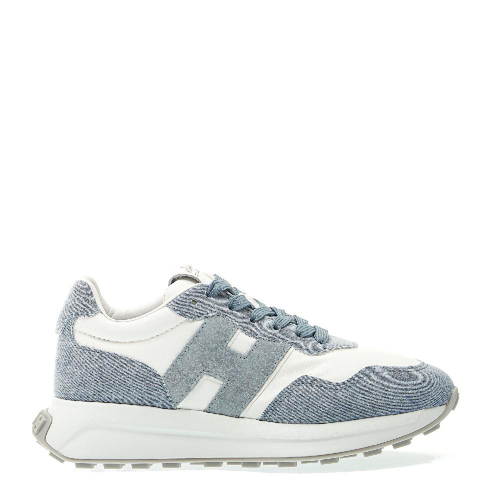 Sorelle Perego running H641 tessuto denim e pelle 2025