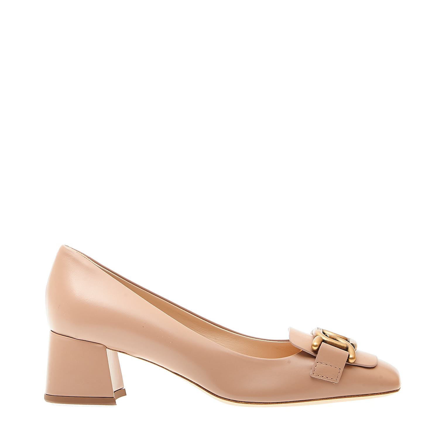 Sorelle Perego pump tacco 50 mm in pelle nude Italia