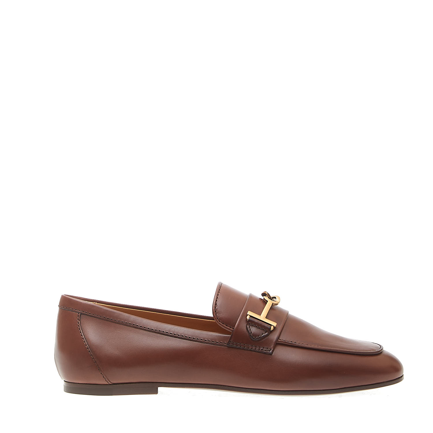 Sorelle Perego mocassino in pelle cuoio morsetto