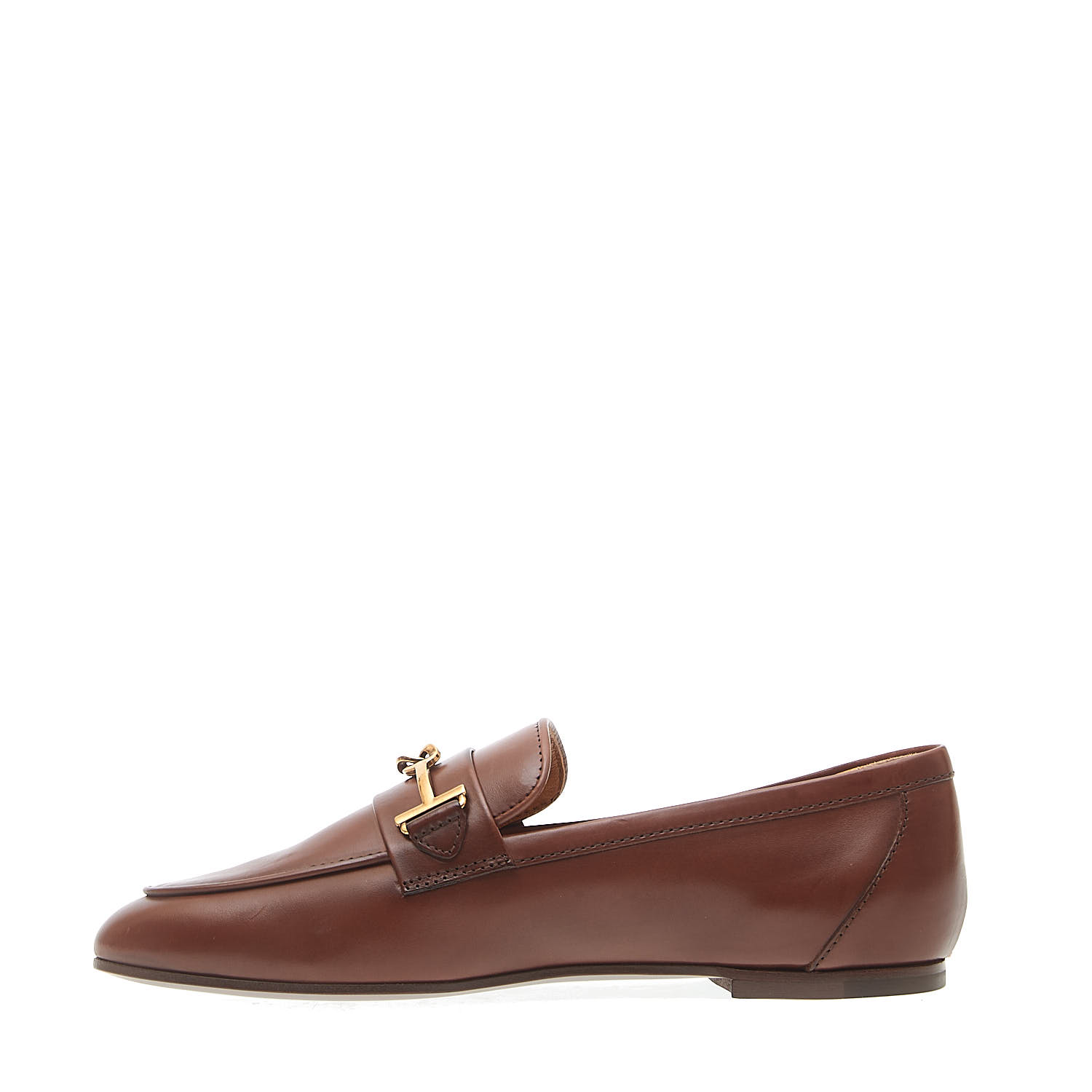Sorelle Perego mocassino in pelle cuoio morsetto Vendita