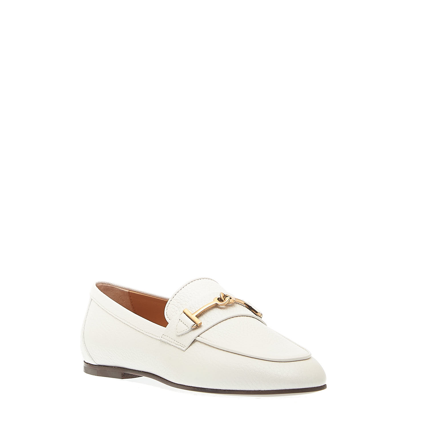 Sorelle Perego mocassino in pelle bianco morsetto Promozione