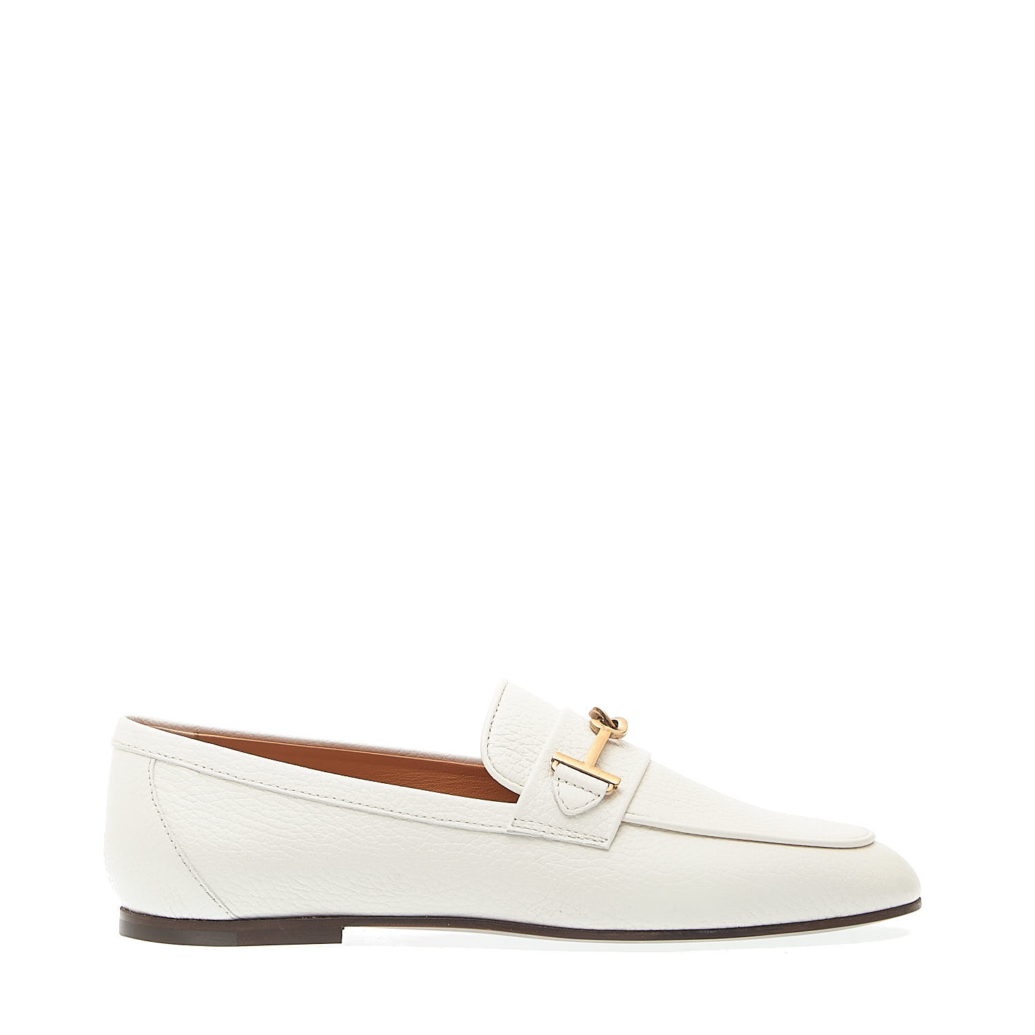 Sorelle Perego mocassino in pelle bianco morsetto Promozione
