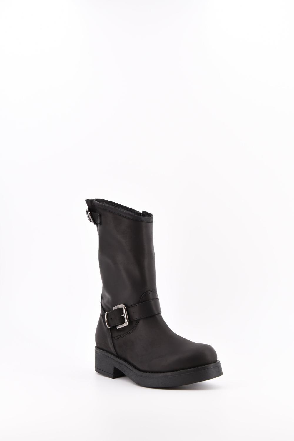Stelio Malori Biker Tronchetto Mid Sullivan - NERO Promozione Limitata