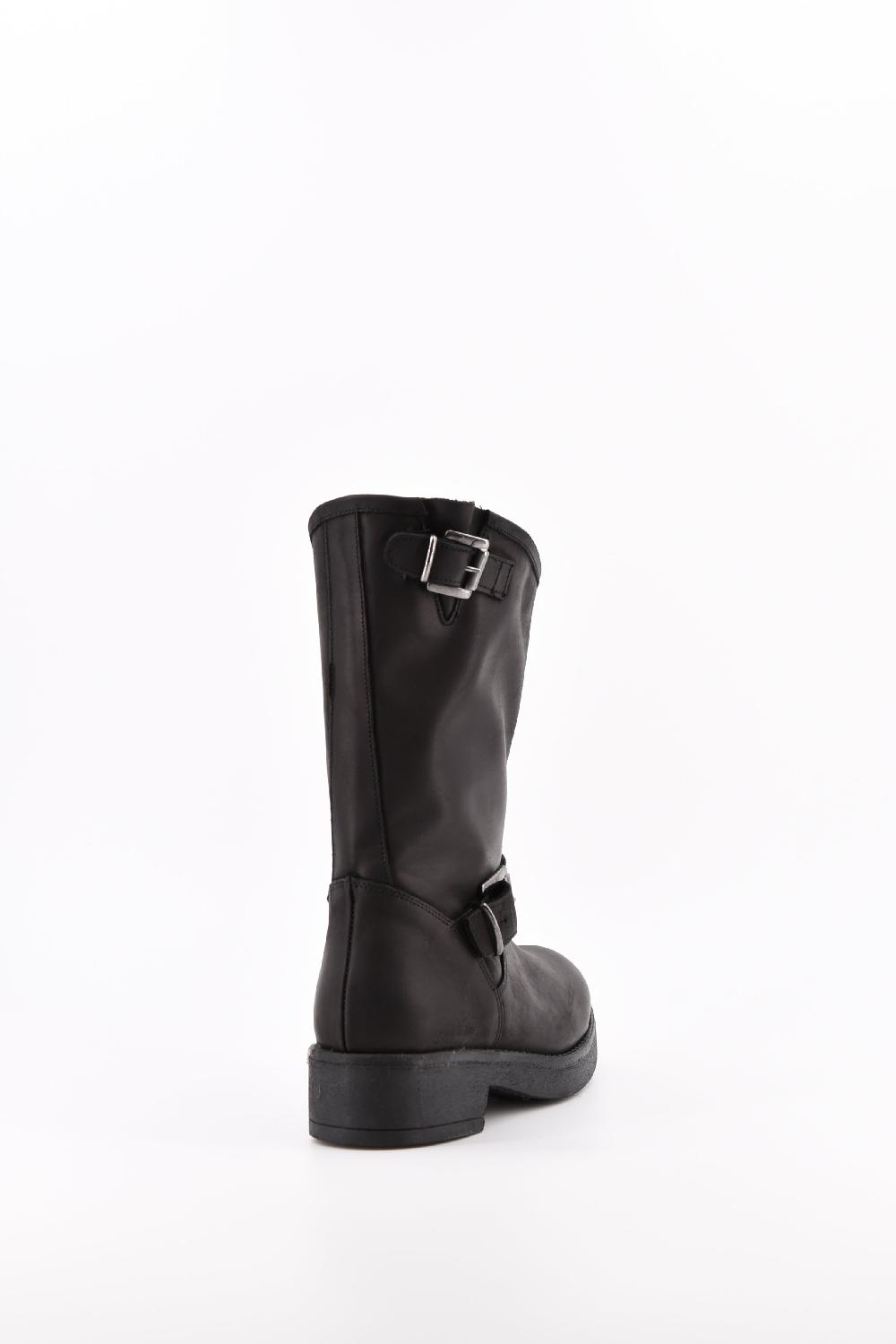 Stelio Malori Biker Tronchetto Mid Sullivan - NERO Promozione Limitata
