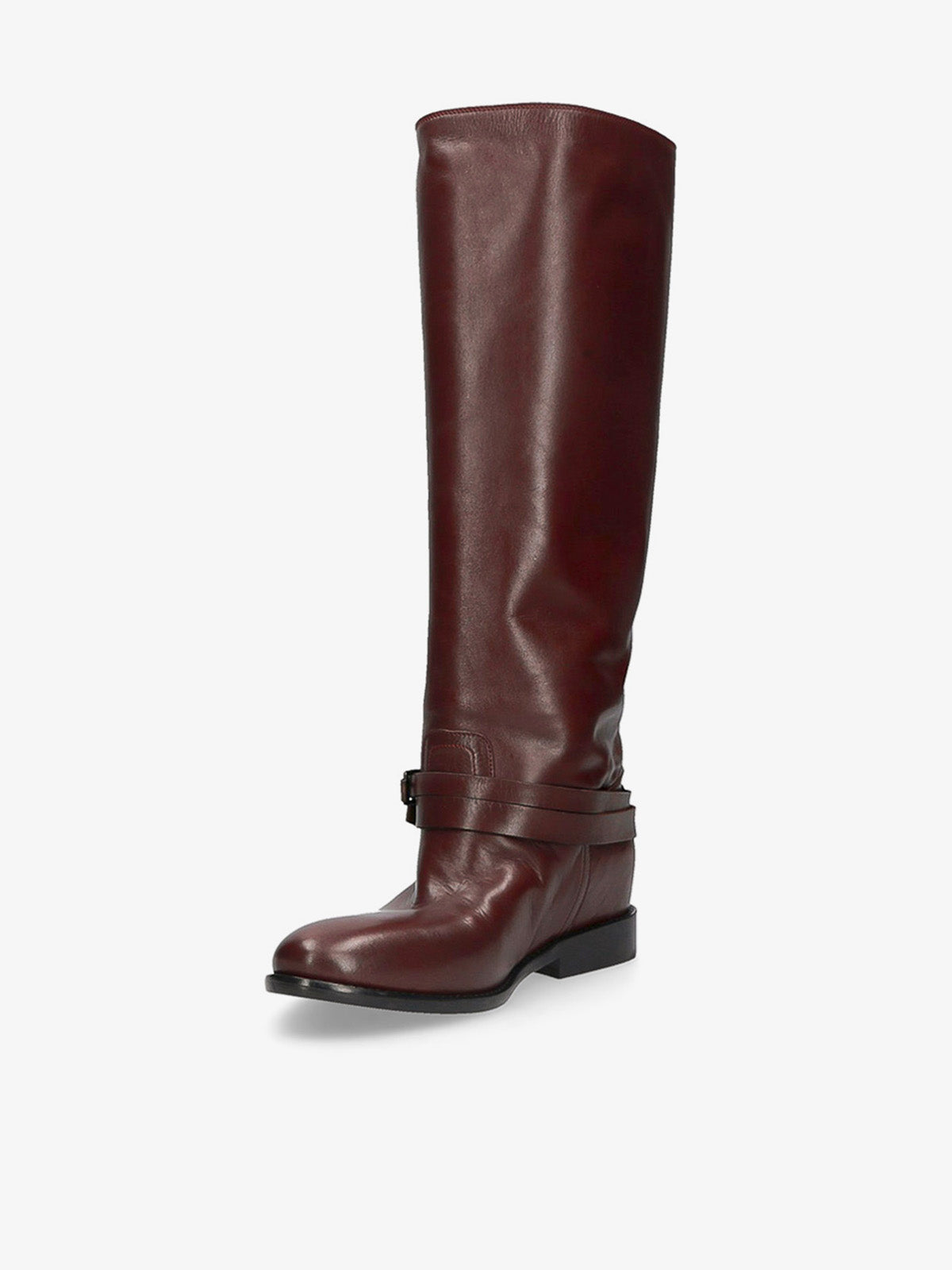 Strategia REINS STIVALE TEXANO IN PELLE BORDEAUX In Linea