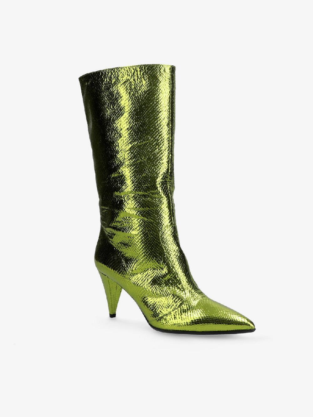 Strategia Stivale Verde Metallizzato Online