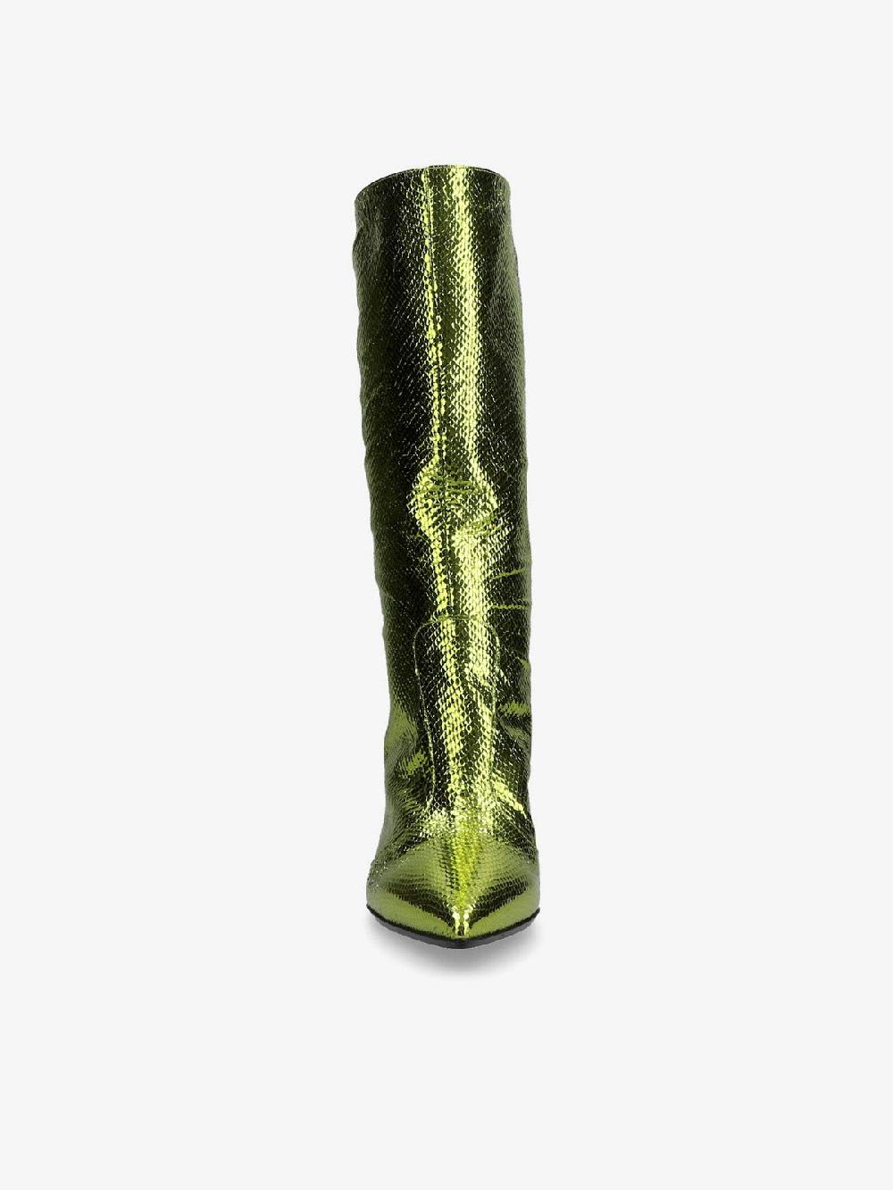 Strategia Stivale Verde Metallizzato Online