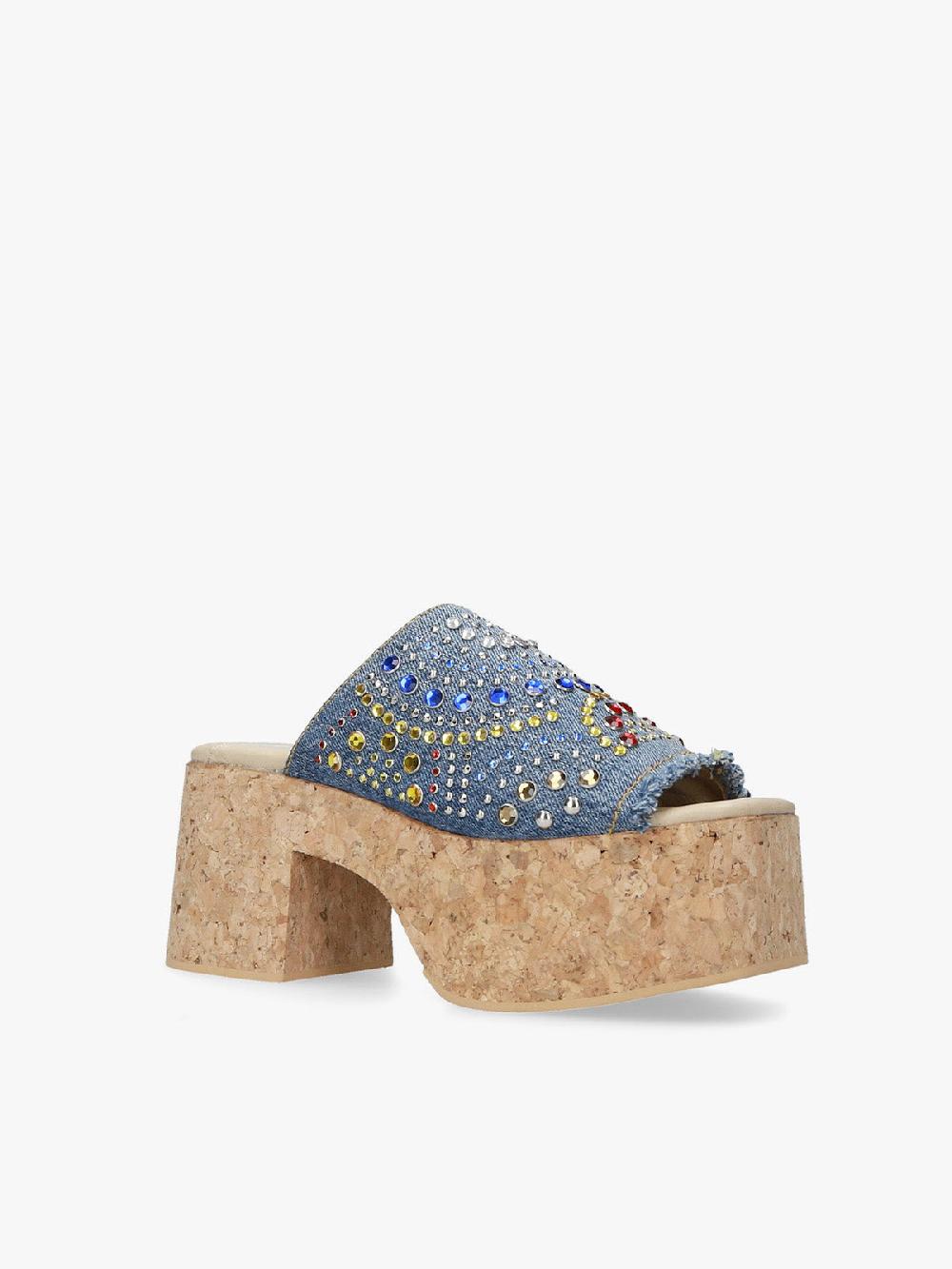 Strategia Sandalo Denim Blue Saldi