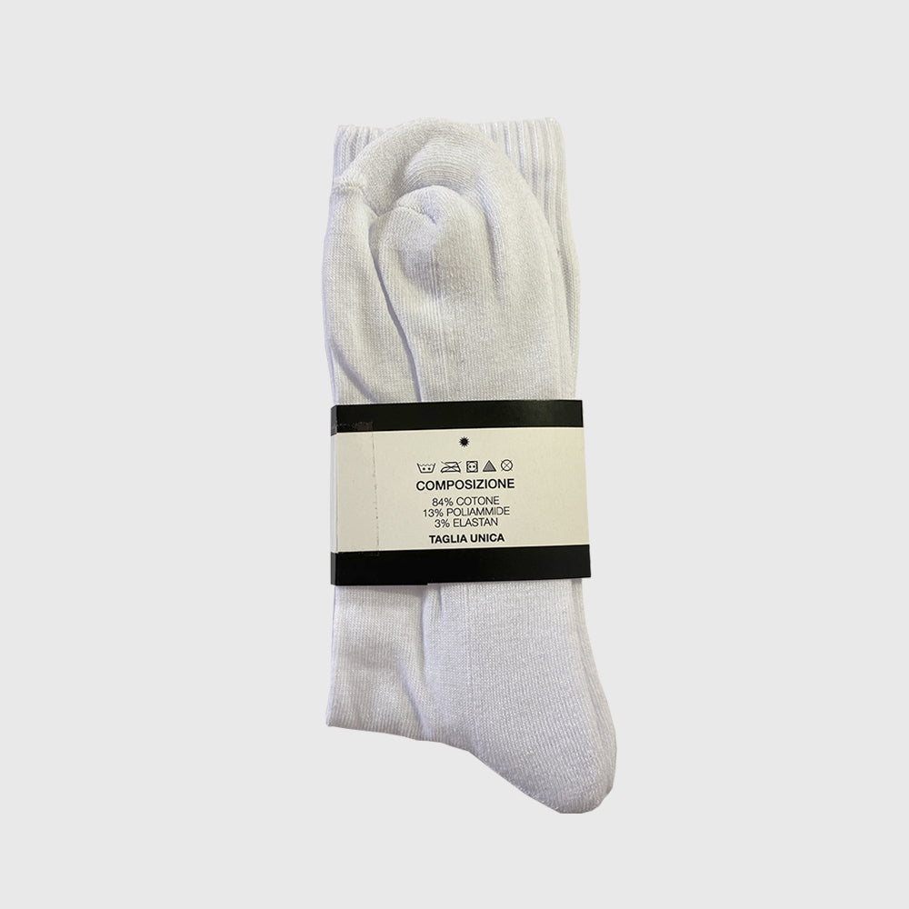 TCP Embroidered Logo Crew Socks In Linea