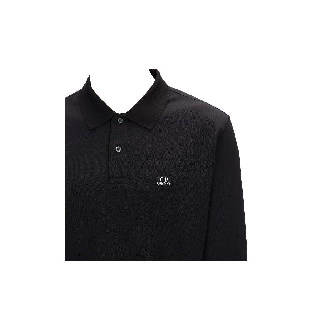 C.P. Company Polo - Long Sleeve Stretch Piquet Vendita Economica
