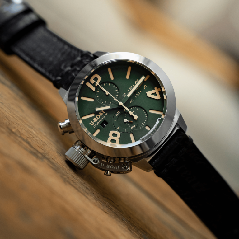 U Boat CLASSICO 45 TUNGSTENO CAS GREEN Moda