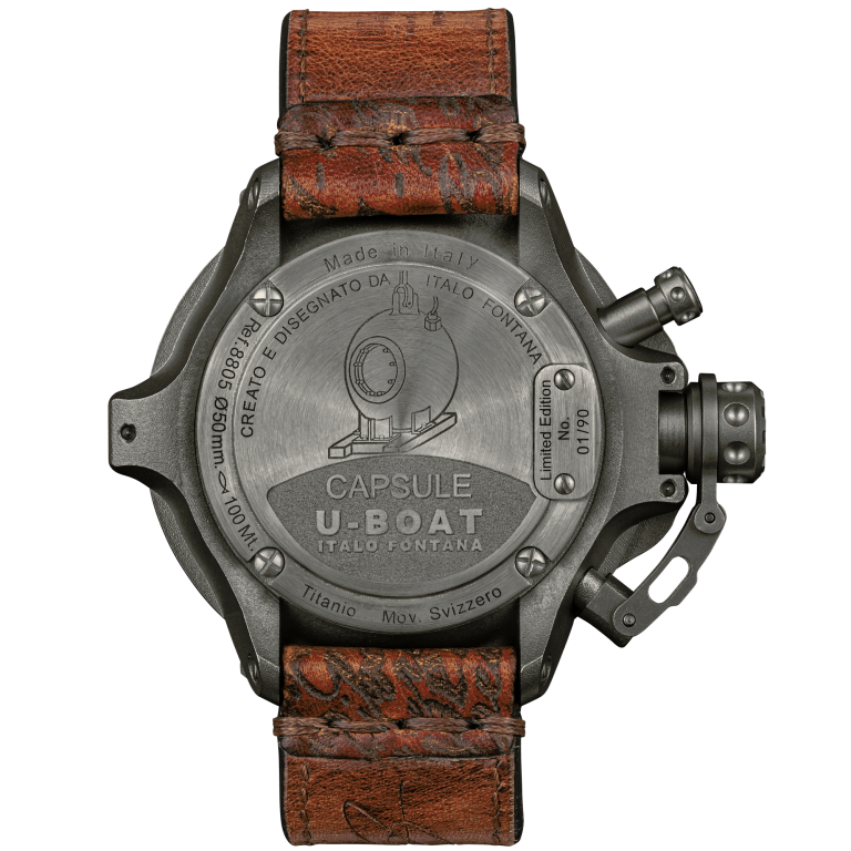 U Boat CAPSULE 50MM TITANIUM BK BE 2025