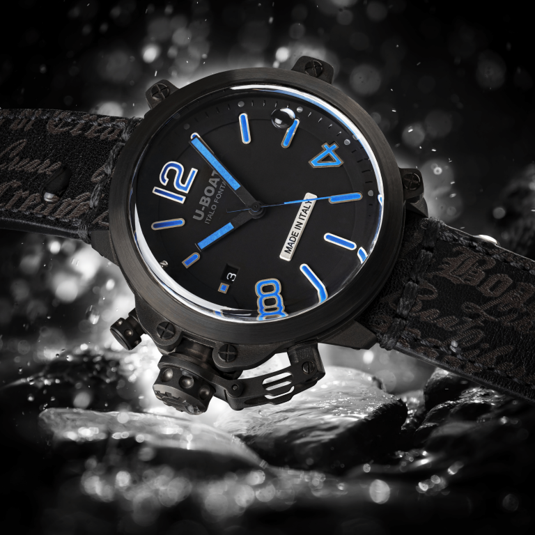 U Boat CAPSULE 45MM PVD BK BL Nuovo