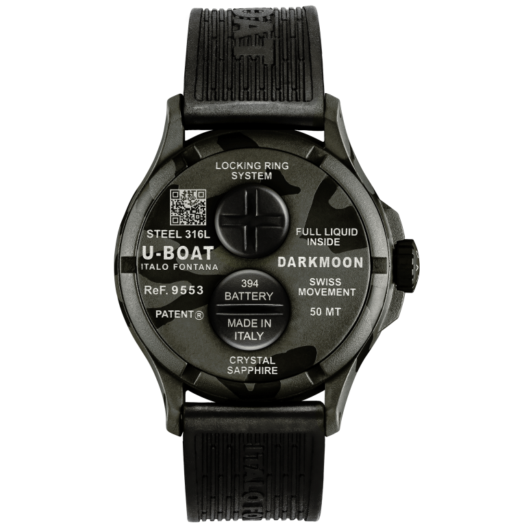 U Boat DARKMOON 44 MM BK GREY CURVED CAMOUFLAGE Vendita