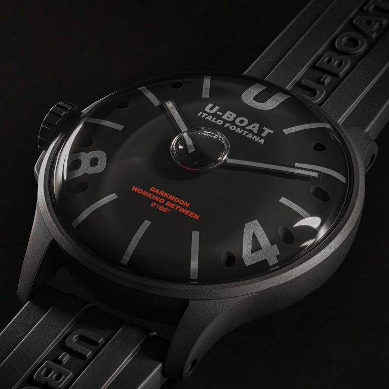 U Boat DARKMOON 44 MM BK BLACK CURVED PVD Qualità Garantita