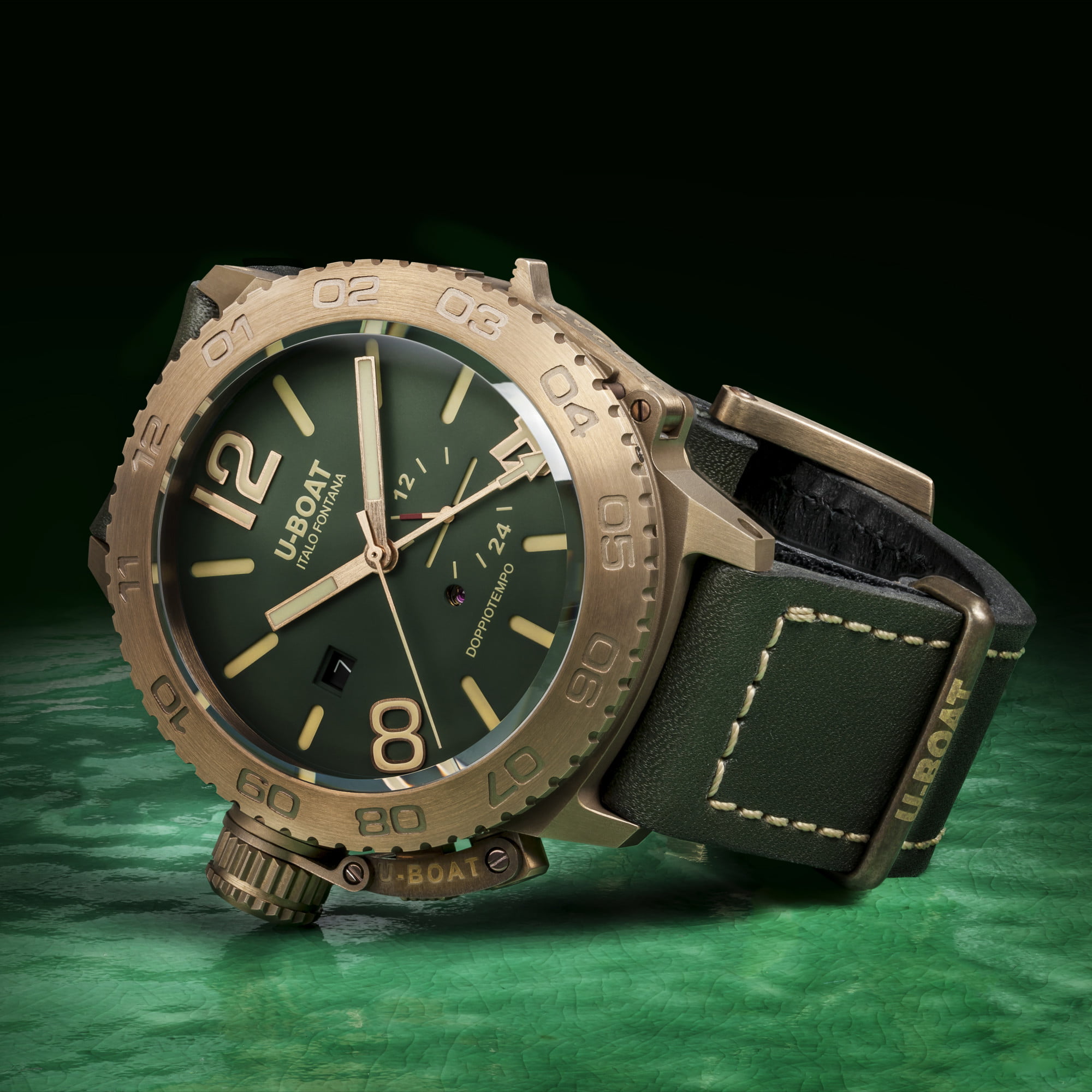 U Boat DOPPIOTEMPO 46MM BRONZO GR Fino Al -60%