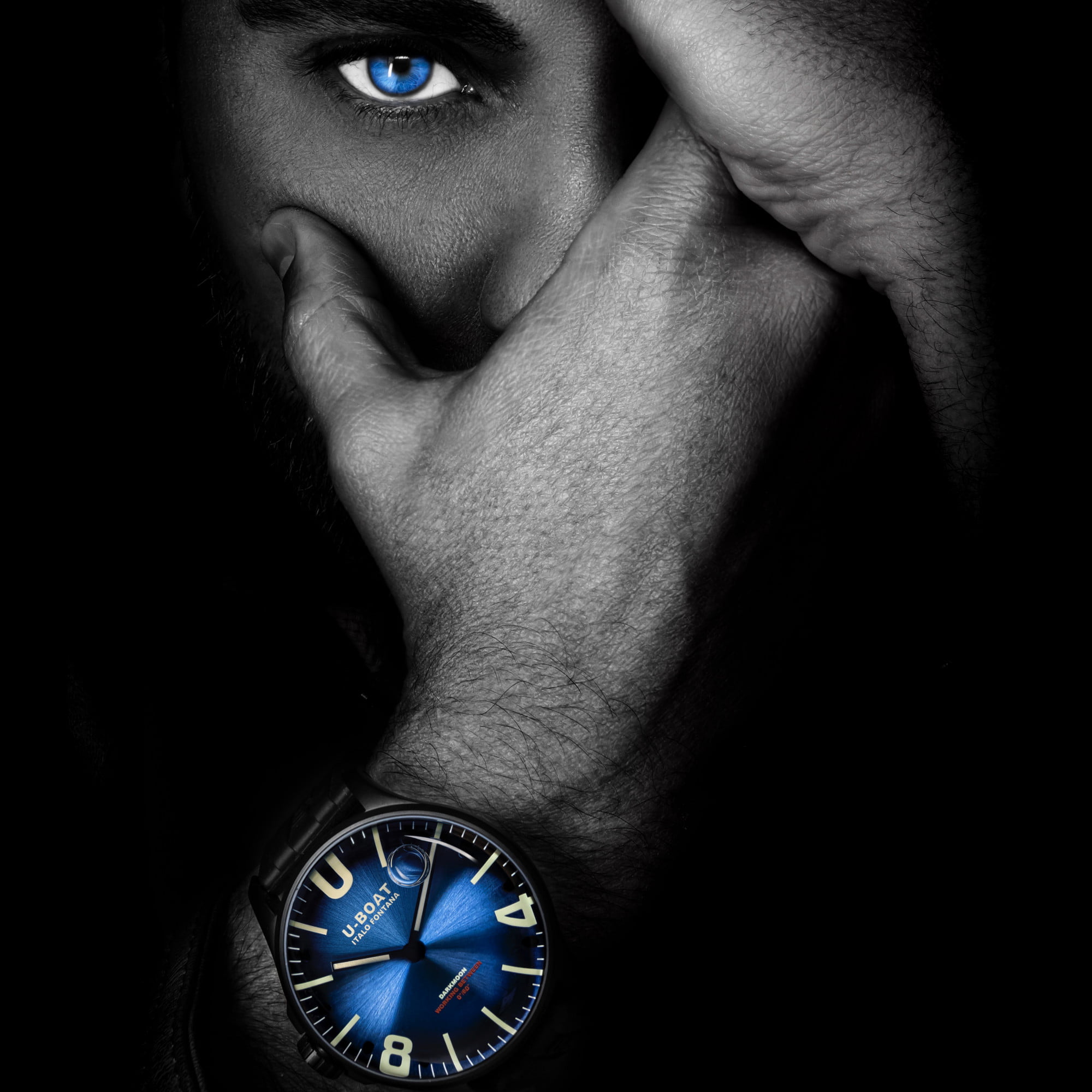 U Boat DARKMOON 44MM BLUE PVD SOLEIL Sconto