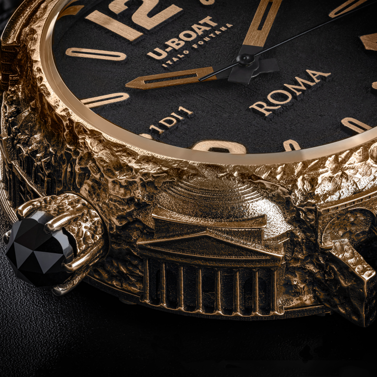 U Boat ROMA 45MM BRONZE DIAMOND Moda