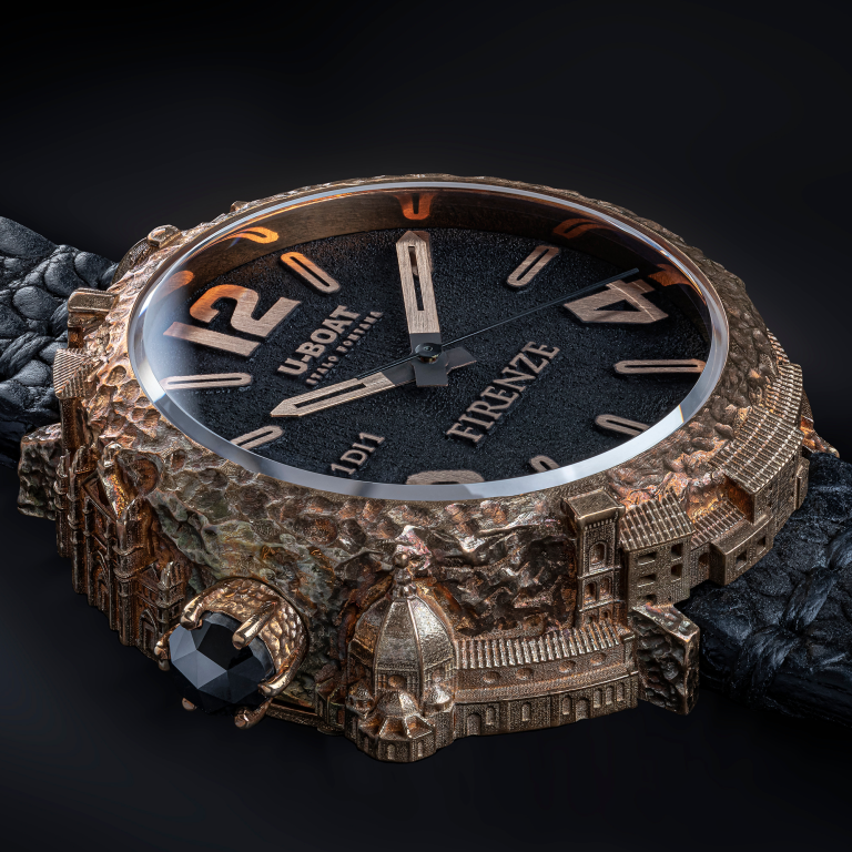 U Boat FIRENZE 45MM BRONZE DIAMOND Italy