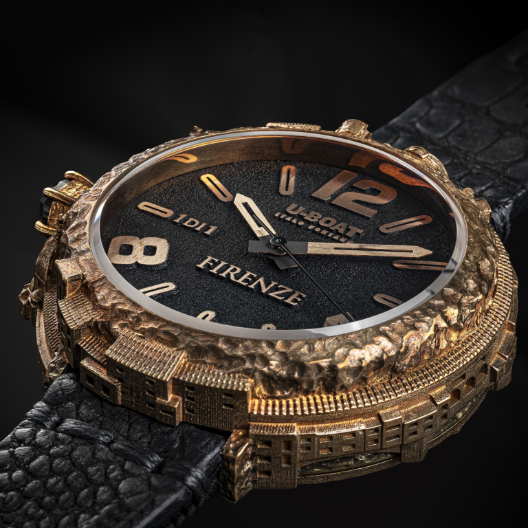 U Boat FIRENZE 45MM BRONZE DIAMOND Italy