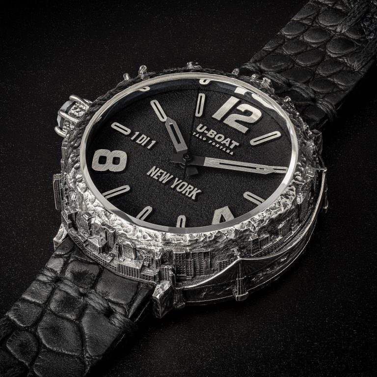 U Boat NEW YORK 45MM 925 DIAMOND In Linea