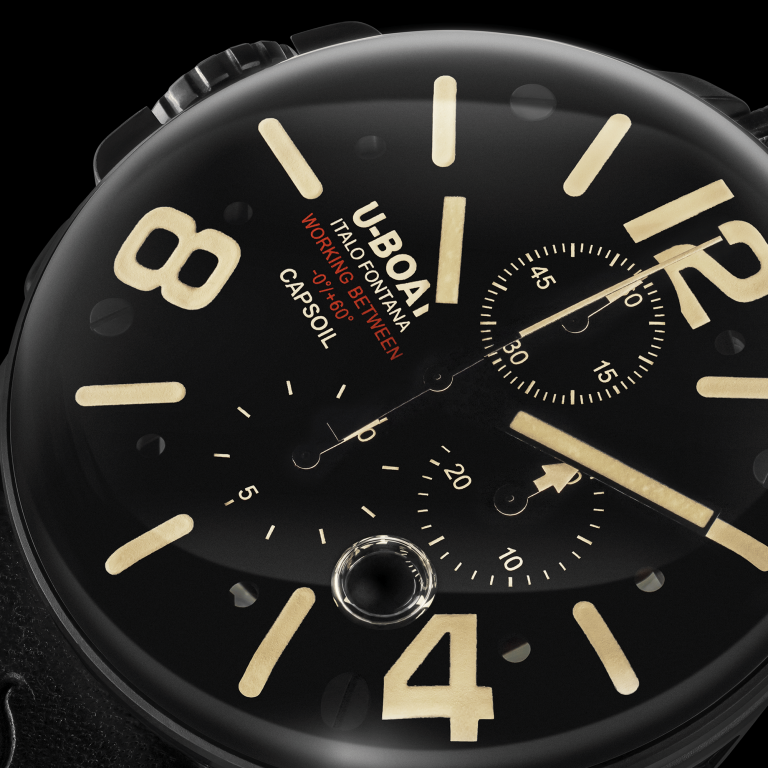 U Boat CAPSOIL CHRONO 45MM DLC In Saldo