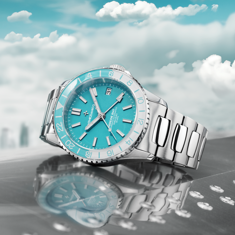 Venezianico NEREIDE GMT Cielo - 3521505C Soddisfazione Garantita