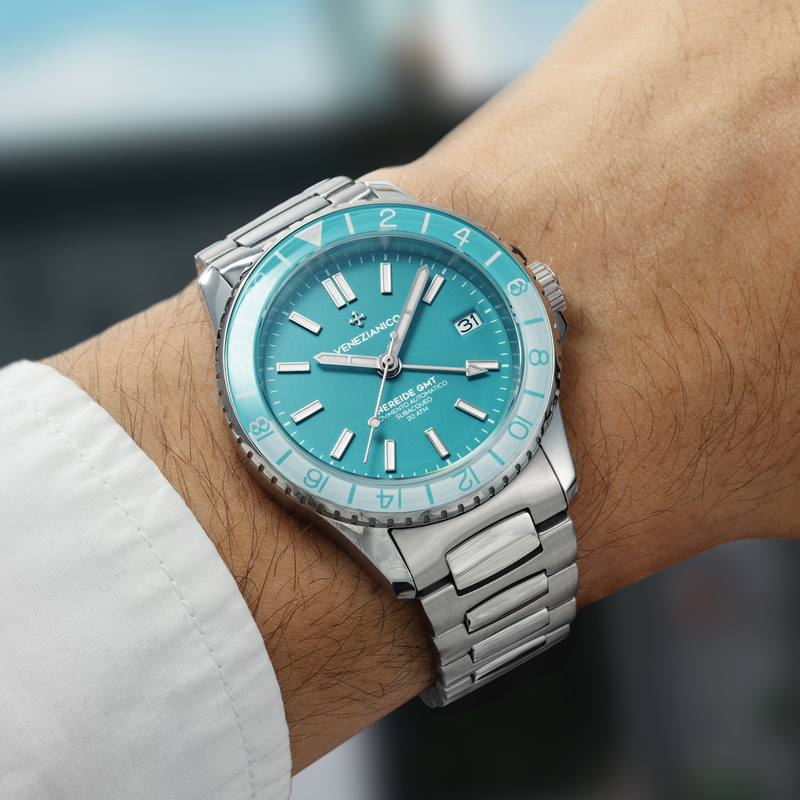 Venezianico NEREIDE GMT Cielo - 3521505C Soddisfazione Garantita