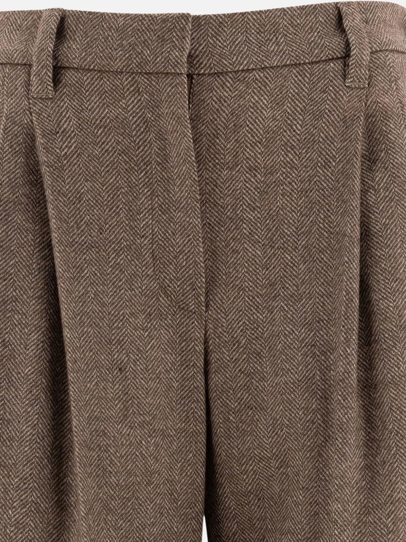 Vietti Brunello Cucinelli Pantaloni "Baggy Sartorial" Vendita Calda