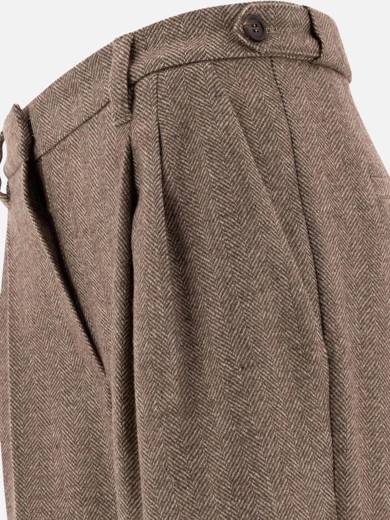 Vietti Brunello Cucinelli Pantaloni "Baggy Sartorial" Vendita Calda