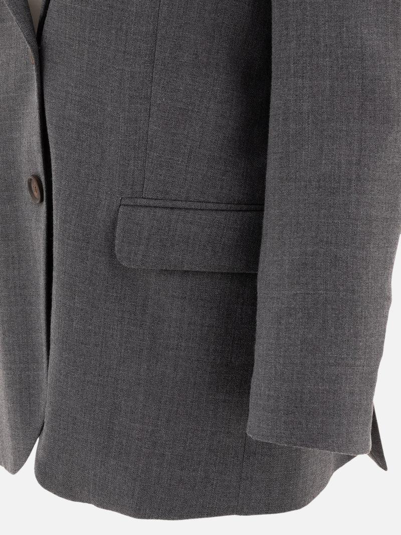 Vietti Brunello Cucinelli Blazer monopetto in misto lana Italia