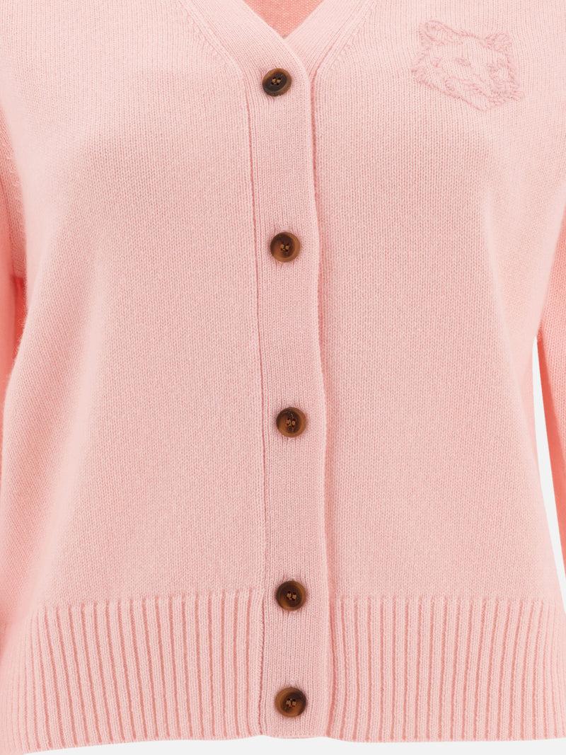 Vietti Maison Kitsuné Cardigan con ricamo "Fox Head" Vendita