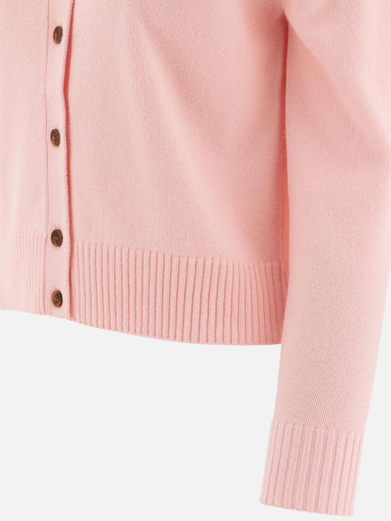 Vietti Maison Kitsuné Cardigan con ricamo "Fox Head" Vendita