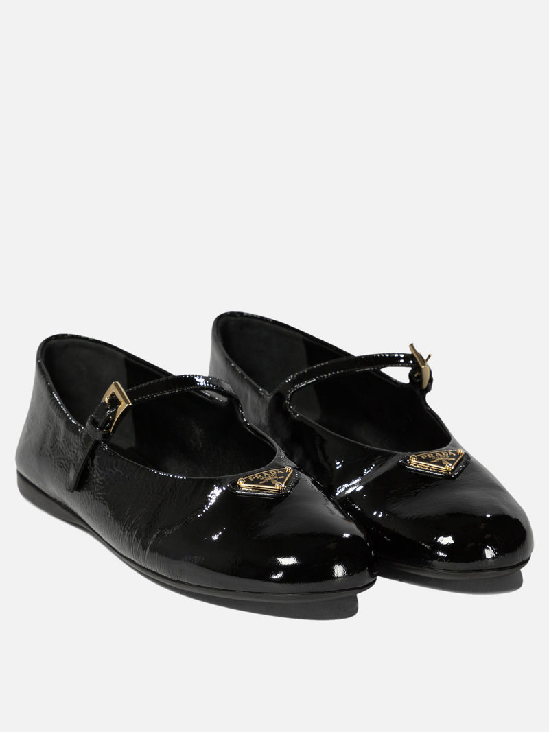 Vietti Prada Ballerine in vernice Pezzi Unici