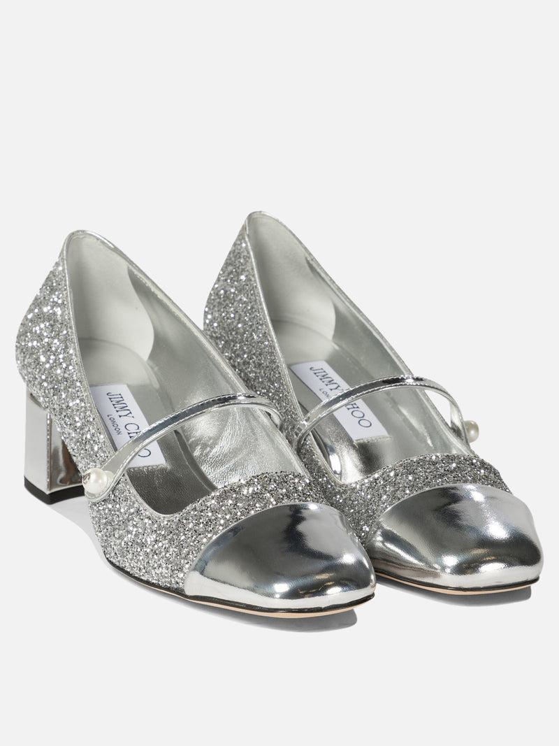 Vietti Jimmy Choo Décolleté con glietter "Elisa 45" Presa