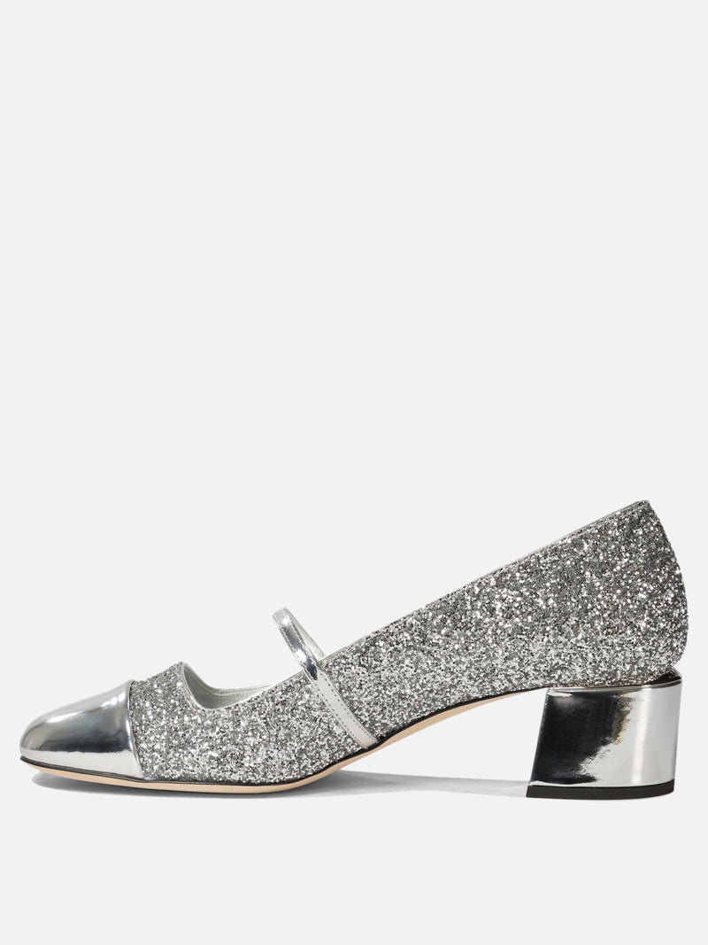 Vietti Jimmy Choo Décolleté con glietter "Elisa 45" Presa