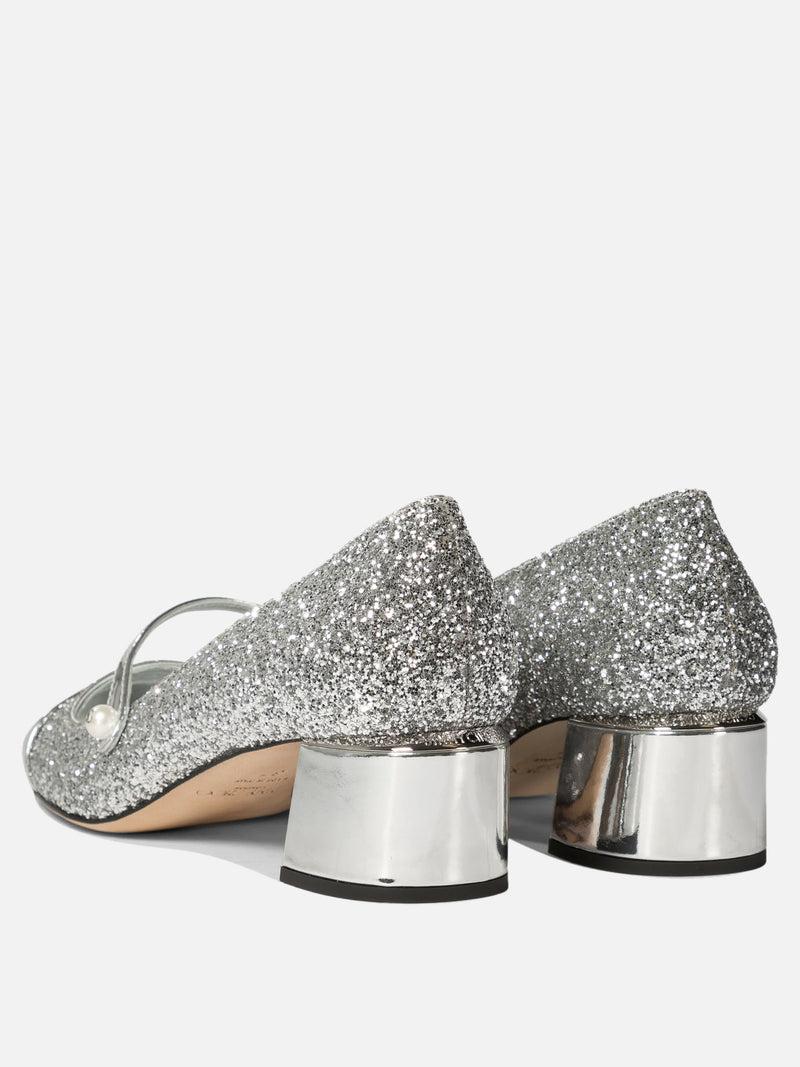 Vietti Jimmy Choo Décolleté con glietter "Elisa 45" Presa