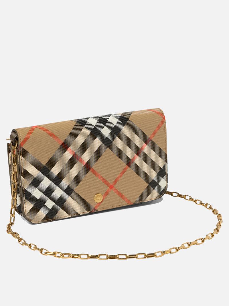 Vietti Burberry Borsa a tracolla "Check" Italia