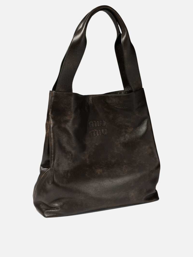 Vietti Miu Miu Borsa a spalla in pelle In Linea