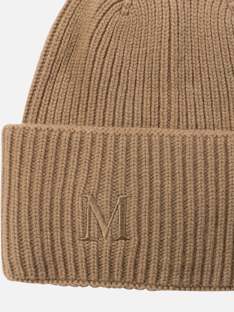 Vietti Max Mara Berretto in cashmere a coste Black Friday Prezzi