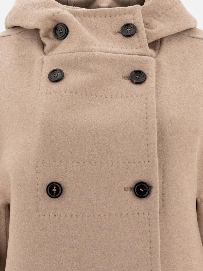Vietti Max Mara Cappotto doppiopetto in lana e cashmere Economico