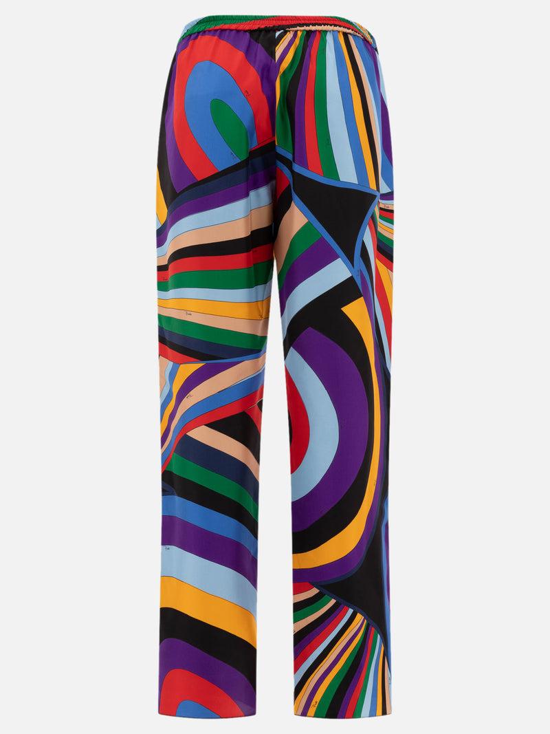 Vietti Pucci Pantaloni con stampa Iride Saldi