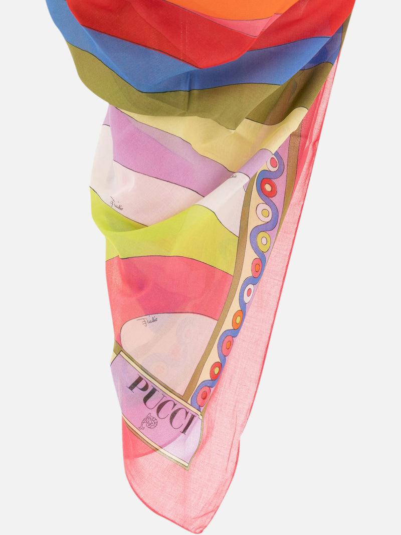 Vietti Pucci Sarong con stampa Iride e Onde Vendita Calda