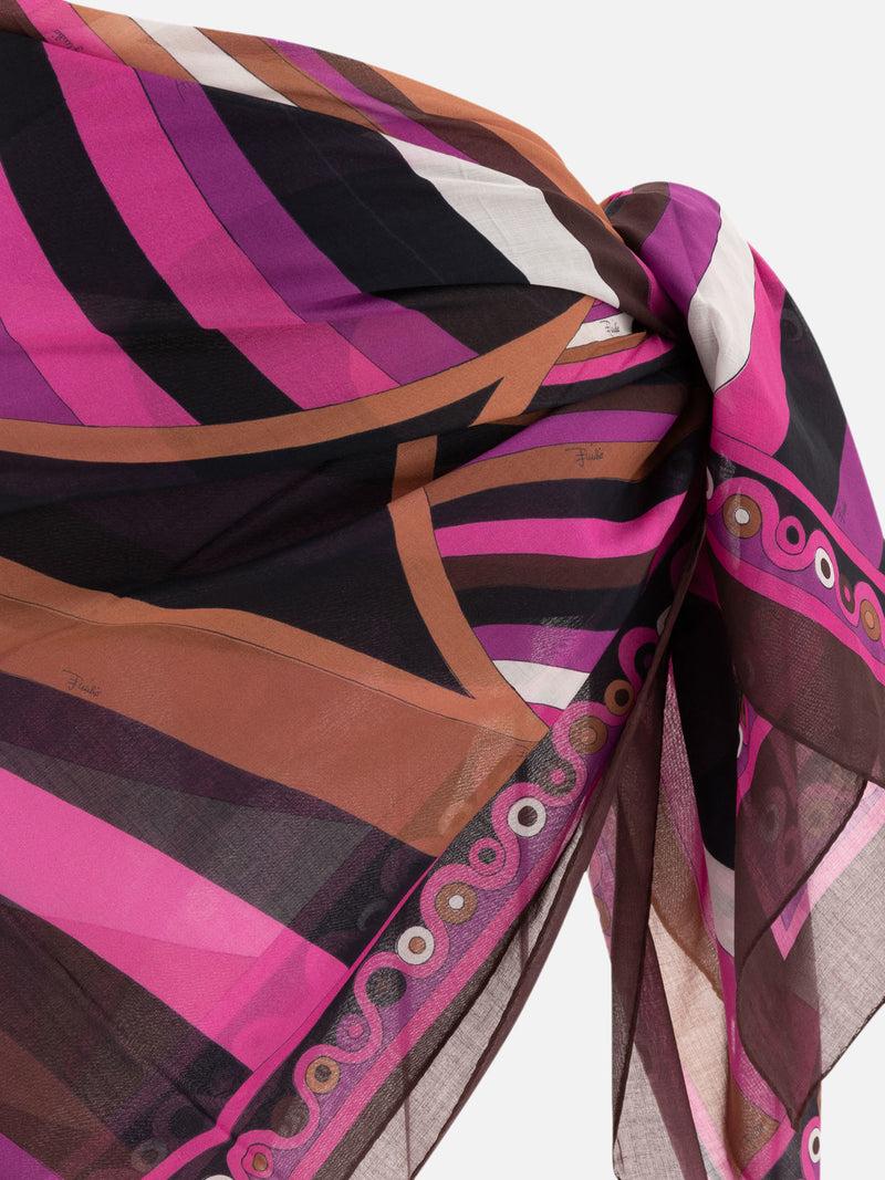 Vietti Pucci Sarong con stampa Iride e Onde Vendita Economica