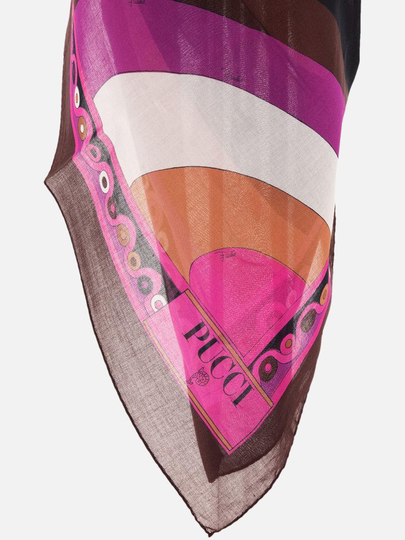 Vietti Pucci Sarong con stampa Iride e Onde Vendita Economica